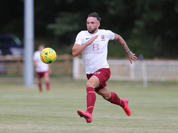 Lloyd Dawes has played only in pre-season for Hastings so far, but is almost fit for his competitive debut / Picture: Scott White