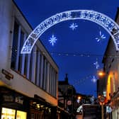 Horsham Christmas lights. Pic Steve Robards SR2011261 SUS-201126-113620001