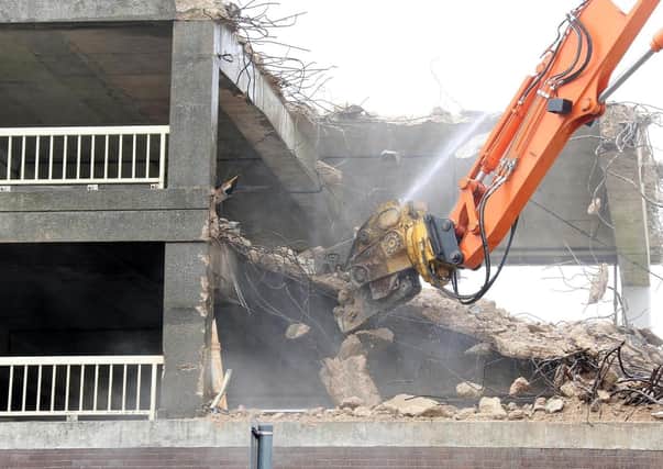 Demolition work at Teville Gate back in 2018