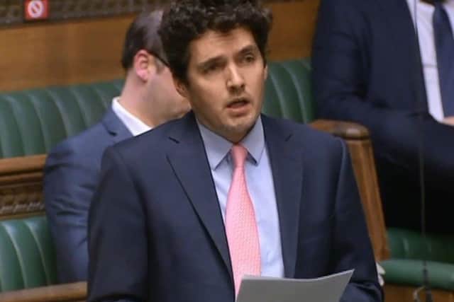 Huw Merriman speaking in the Commons on Tuesday night