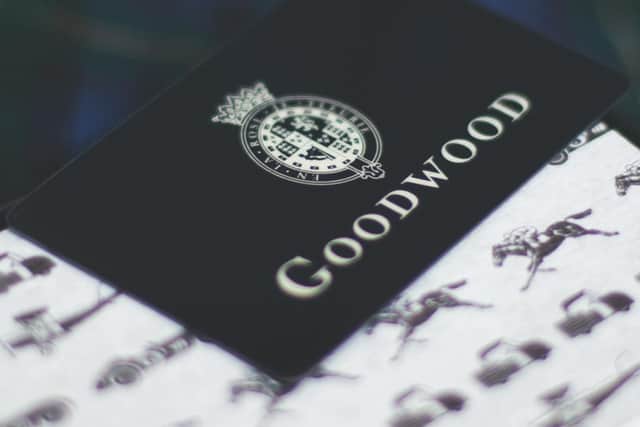The black gift card can be used across theentire Goodwood Estate