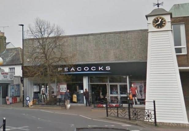 Peacocks in High Street, Littlehampton. Picture: Google Street View