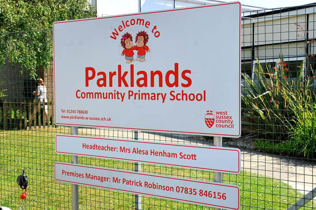 Parklands Primary School in Chichester. Pic by Steve Robards