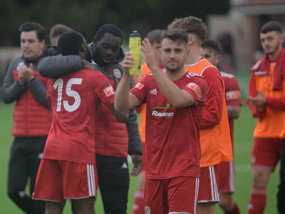 Worthing's players are among those keen to get back in action as soon as they can - but they will have to wait / Picture: Marcus Hoare