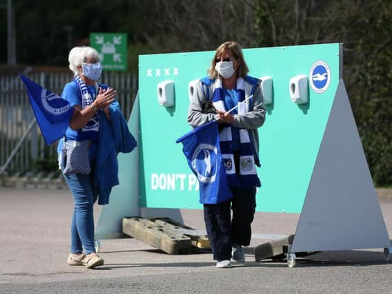 2000 Brighton fans will be at the Amex Stadium tonight as they welcome Southampton