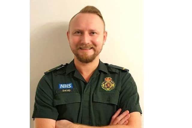 Paramedic David Sneddon-Plumb