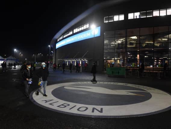 Brighton fans are back at the Amex Stadium for the Premier League match against Southampton