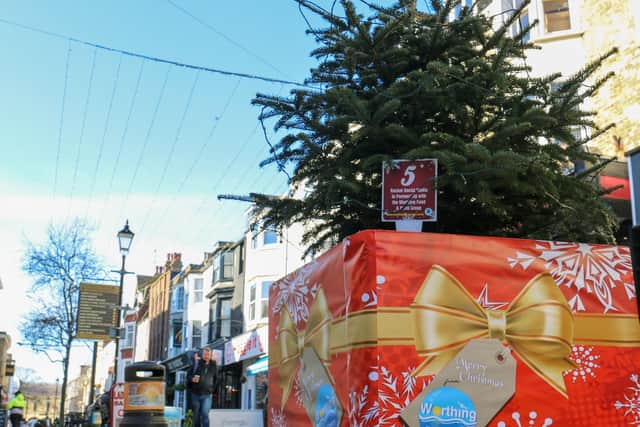 A festive feeling in Worthing town centre