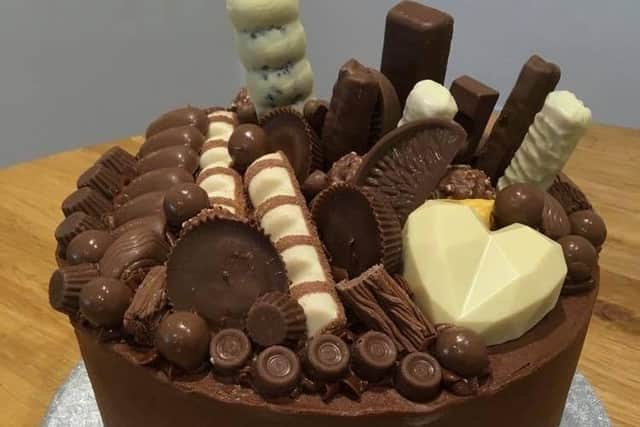A 'chocolate overload cake' is up for grabs at Baked Wright in Eastbourne