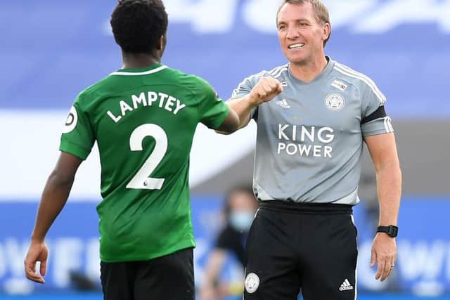 Tariq Lamptey made his debut for Brighton at Leicester last June