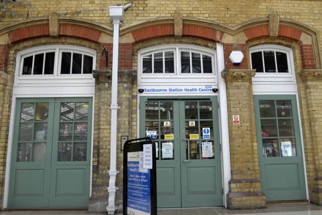 Eastbourne Railway Station Health Centre (Photo by Jon Rigby) SUS-180504-103041008
