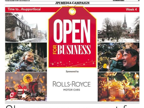 The Open for Business campaign in your Observer and supported by Rolls Royce Motor Cars