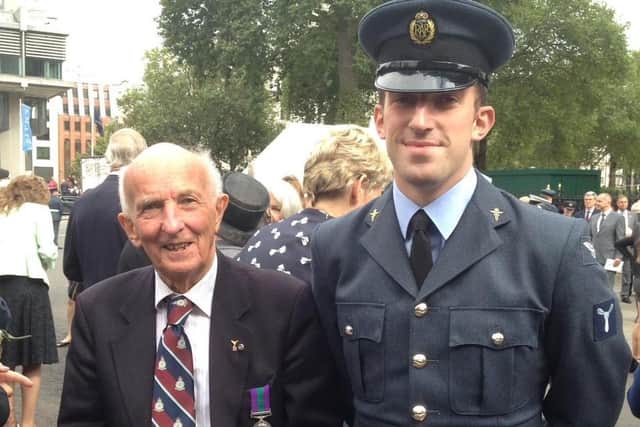 James said his service in the RAF became a 'source of immense pride' for his 'incredibly patriotic' grandfather