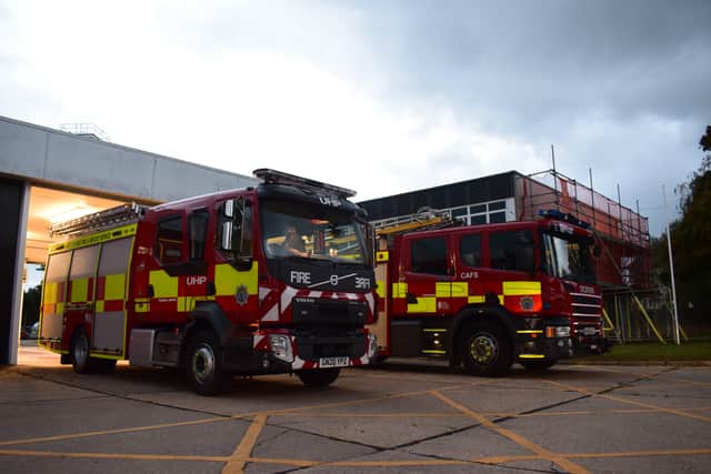 West Sussex Fire and Rescue Service. Stock photo