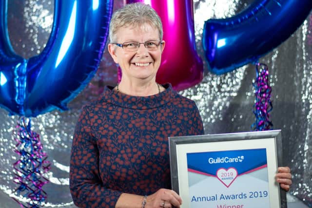 Claire Binstead at the 2019 Guild Care Employee and Volunteer Awards