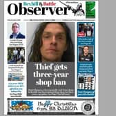 Today's front page of the Bexhill and Battle Observer SUS-201012-114037001