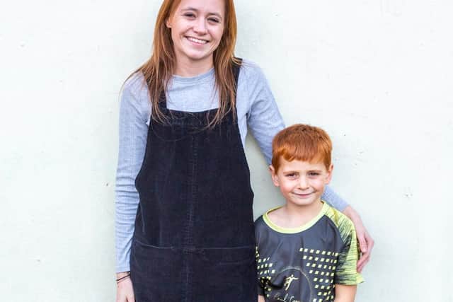 Georgie Newman fled domestic violence with her son, Lucas, in 2014