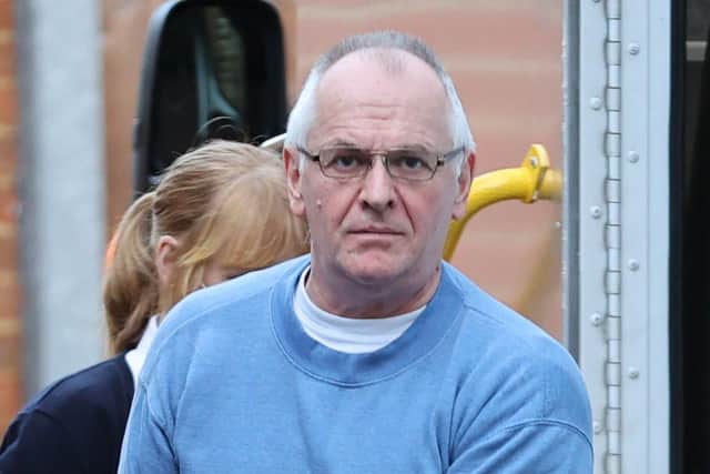 RAYMOND HOADLEY  ARRIVES AT LEWES CROWN COURT SUS-201214-114028001