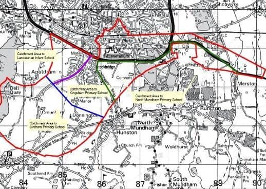 Proposed catchment area changes for Lancastrian Infants, Kingsham, North Mundham and Birdham primary schools