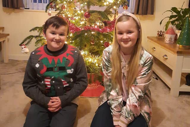 Charlie and Megan Clayton, both 10, have been reunited for Christmas SUS-201221-112248001