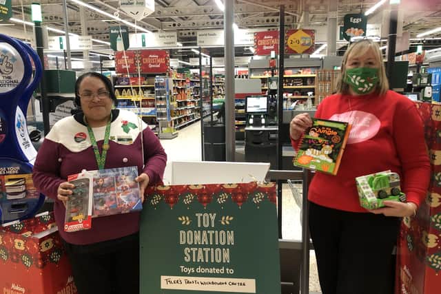 The generosity of customers at Morrisons Littlehampton means five trolleys have been filled already with toys for this year's appeal