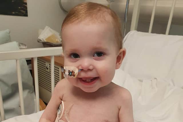 Isabella underwent a liver transplant just weeks before her first birthday.