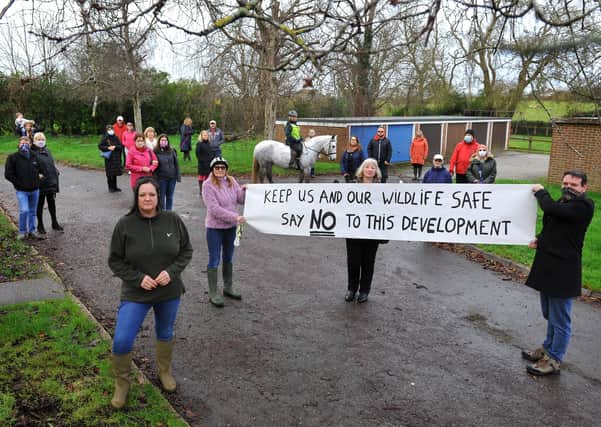 Residents in Marshall Close who are opposed to the proposals