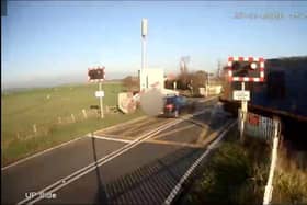 The crossing where the near miss happened. Picture by Scott Wilson/Network Rail SUS-201218-120120001