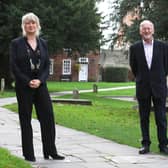 New Chichester BID chairman Derek Marsh and vice-chairman Helen Marshall