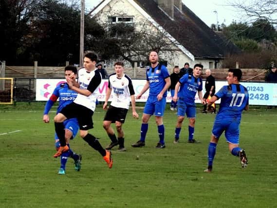 Pagham took on Langney on Saturday - but there will be no SCFL action over the Christmas period / Picture: Roger Smith