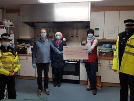The Four Streets Project provides evening meals, seven days a week, 365 days a year, to any member of the homeless community in Chichester and it is run by a group of around 35 local volunteers. Photo: Sussex Police