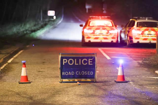 The road was closed for a number of hours while police investigated SUS-201226-152805001
