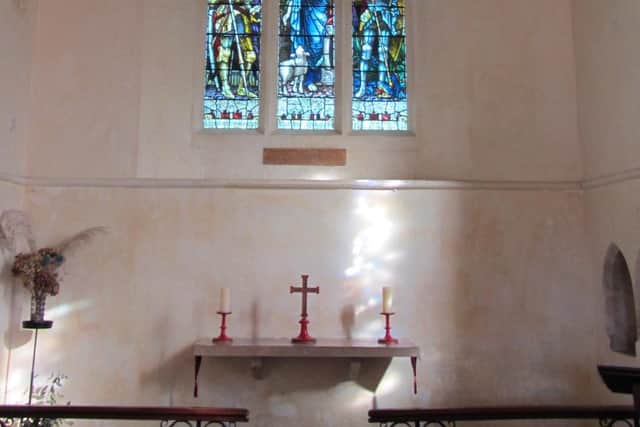 Interior of St Wilfrid’s Church, Church Norton. Picture: Churches Conservation Trust