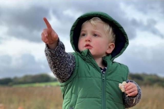 Louis Knight, aged 3