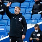 Brighton head coach Graham Potter has been criticised by his own supporters