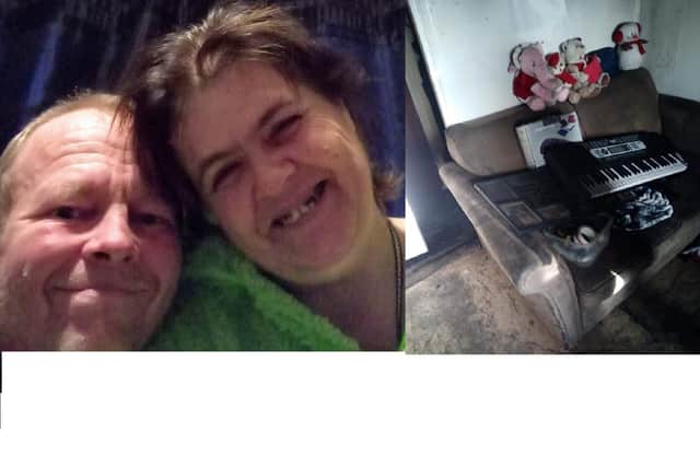 Pete and Sharon March lost everything in a fire that ripped through their flat SUS-210401-121846001