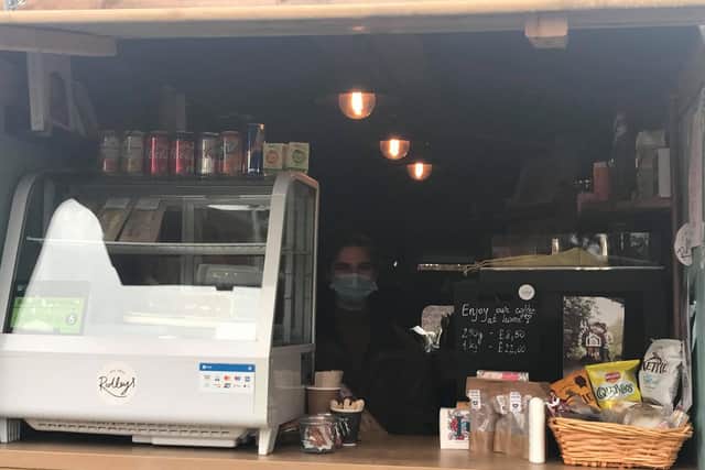 Yas, who was on her first shift at Ridleys Coffee, a mobile coffee shop near the flats, said she came into work this morning to see the police at the scene
