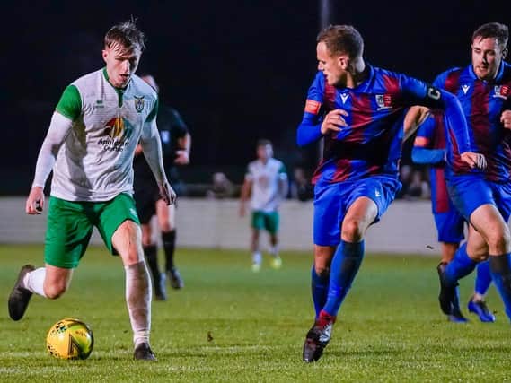 Bognor's FA Trophy loss at Maldon and Tiptree was their last action - ten days before Christmas / Picture: Lyn Phillips