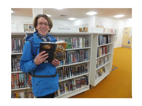 Crime author Pauline Rowson at Newhaven Library