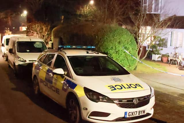 Police were called to the address in Withdean at 6.55pm on Thursday