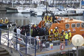 Dozens of people were rescued from a stranded boat