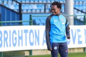 Brighton have recalled Percy Tau from his loan in Belgium and he is expected to make his Albion debut today at Newport