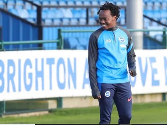 Brighton have recalled Percy Tau from his loan in Belgium and he is expected to make his Albion debut today at Newport