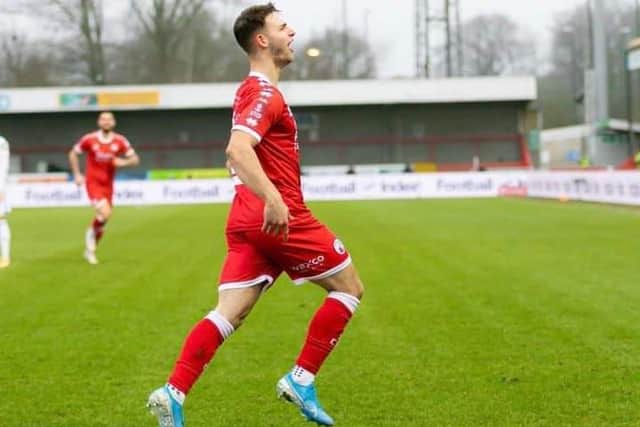 Nick Tsaroulla opened the scoring against Leeds. Photo: UK Sports Images