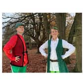 Hurst Players - Daisy Swayne as Robin Hood and Harry Lindfield as Will Scarlett