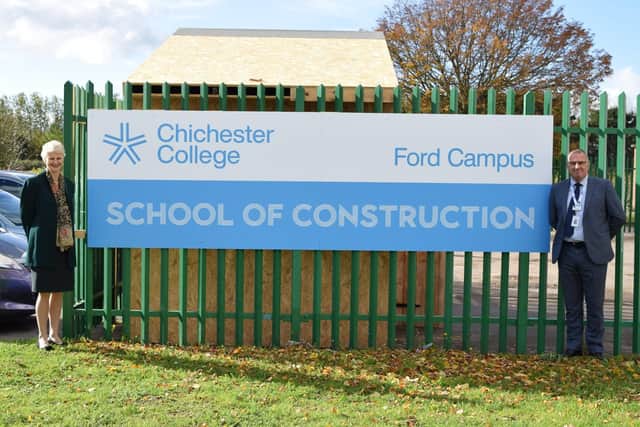 The official opening of the School of Construction at Ford Prison in the autumn