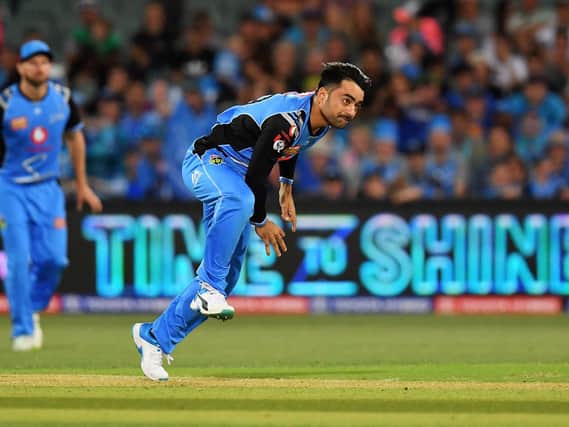 Rashid Khan has finished his latest Adelaide Strikers spell / Picture: Getty