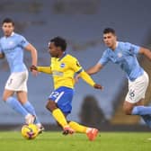 Percy Tau was a livewire on his debut for Brighton at Man City