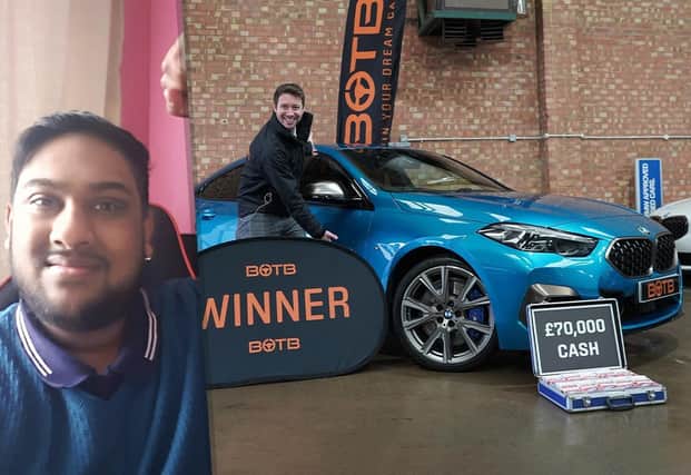 Sami Ahmed won the car and cash SUS-210113-174124001