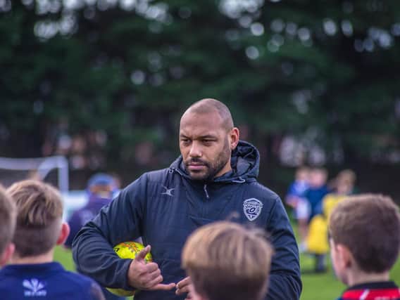 Jordan Turner-Hall - the ex-England man who has taken on a coaching role at Worthing - talks to the young players